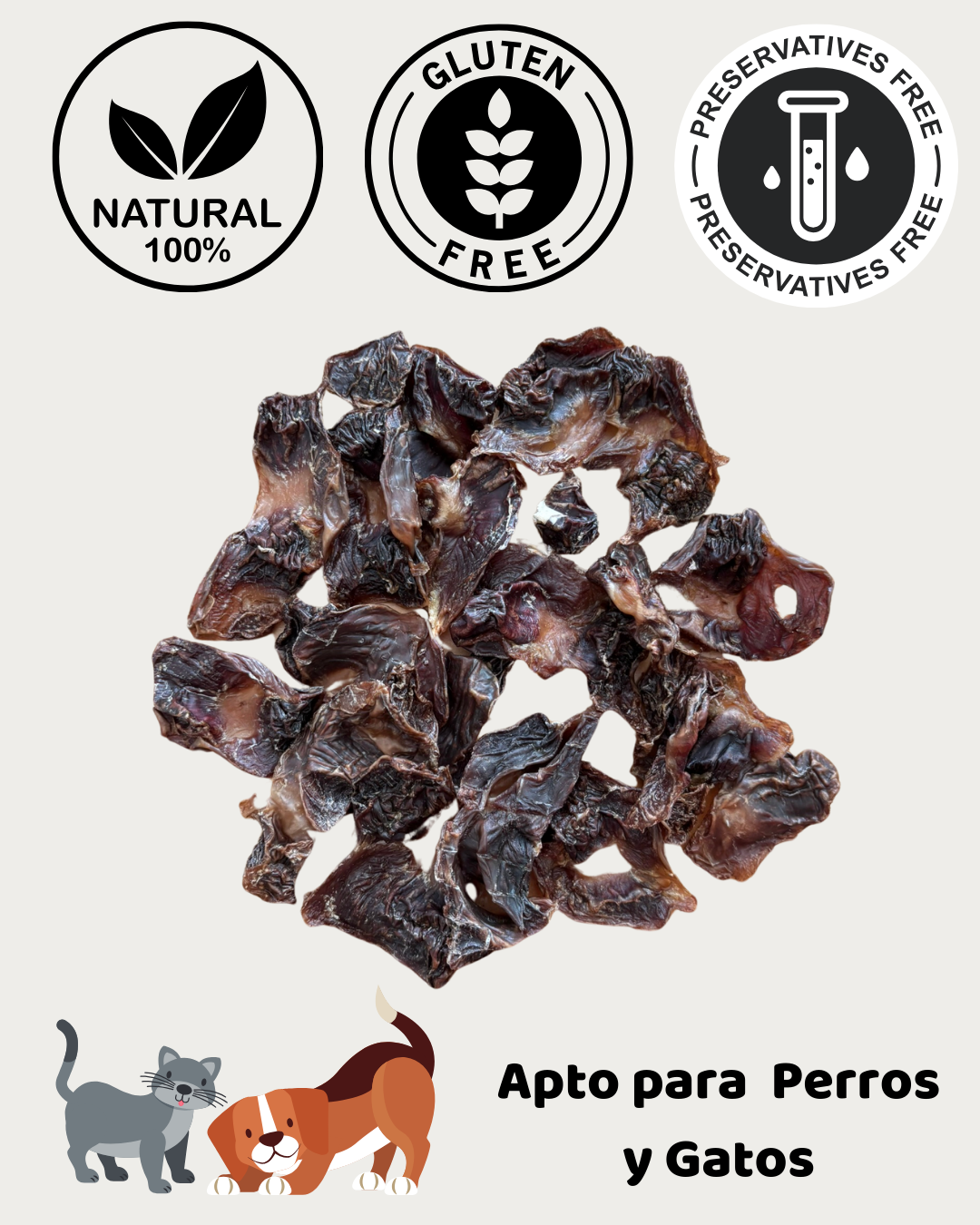 Contres de Pollo 100 grs / 20 unid. app