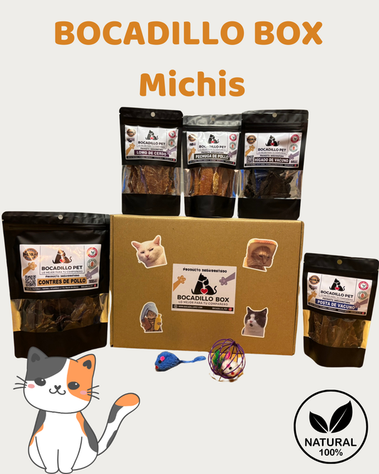 Bocadillo Box Michis + Juguete de REGALO !