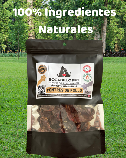 Contres de Pollo 100 grs / 20 unid. app